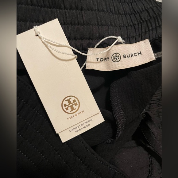 Tory Burch Black Jersey Ankle Pants Size 10 NWT $448 - Picture 4 of 6